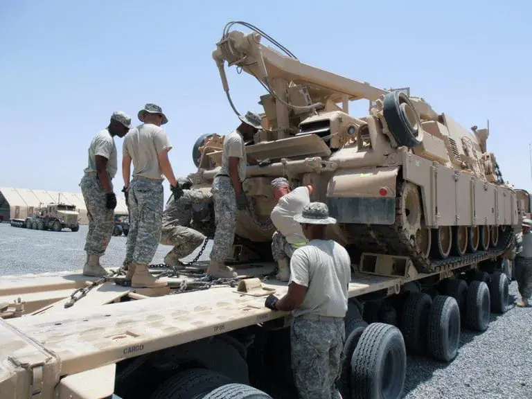 Military Equipment shipping in the USA